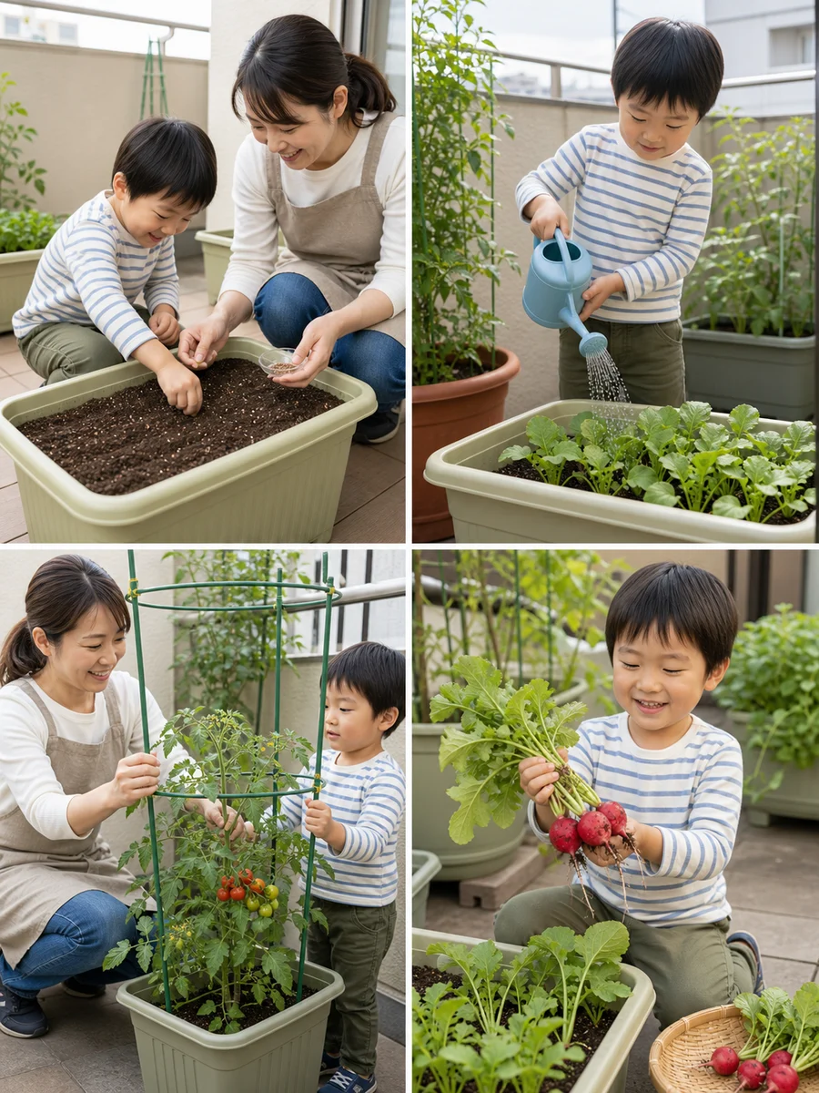 子どもと育てやすい野菜で確認する手順と判断ポイント