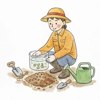 高温期種まき・発芽管理