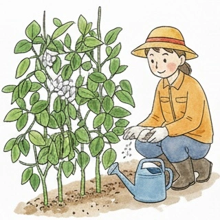 莢肥大・充実期管理