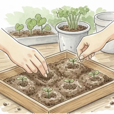 種まき・発芽管理