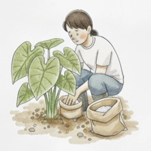 2回目土寄せ・追肥