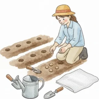 適期種まき実施