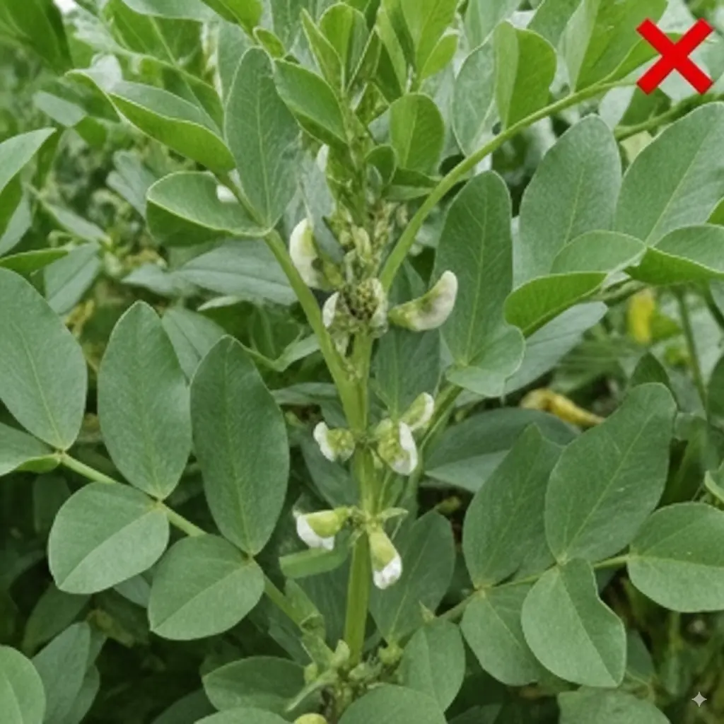 莢形成期（未熟）の状態